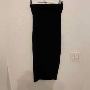 Black tube dress